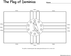 Dominica: Flag
