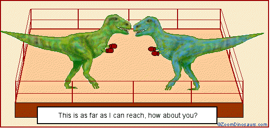 T. rex boxing